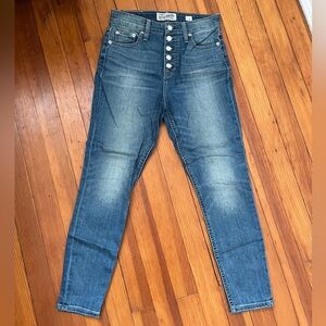 Lucky Brand High Rise Blue Jeans - Bridgette Crop